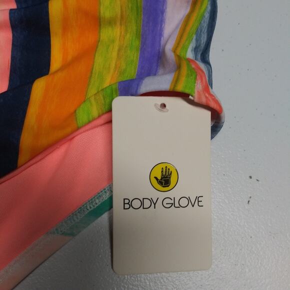 Body Glove Women's High Waisted Swimsuit Bottom Woodstock Pattern Size L - Picture 5 of 8